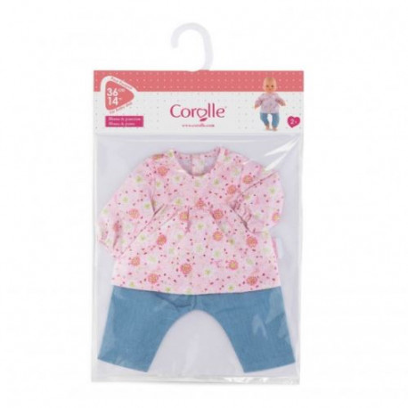 Blouse et Pantalon Corolle pour poupon 36 cm