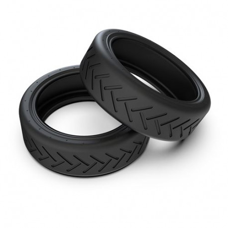 Pack 2 pneus pour trottinettes électriques Xiaomi Noir