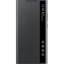 Etui à rabat Clear View Cover Samsung pour Samsung Galaxy Note 20 Ultra Noir