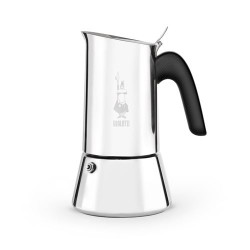 Cafetière italienne Bialetti Venus 6 tasses Argent et Noir