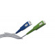 Câble fibre optique Lineaire pour Freebox 5 m Blanc