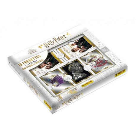 Coffret de 10 pochettes Panini Harry Potter avec 3 cartes