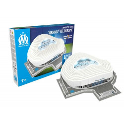 Puzzle Megableu Stade 3D Orange Vélodrome Olympique de Marseille Version LED