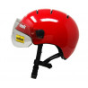 Casque de vélo urbain avec visière Kask 4 aérations Taille L Rouge