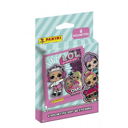 Jeu de cartes Panini Blister 8 pochettes Stickers L.O.L. Surprise