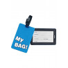 Etiquette pour bagage On Earz Mobile Gear Bleu