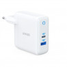 Chargeur de voyage Anker PowerPort Atom III USB A/USB C Blanc