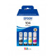 Pack de Cartouche d'encre Epson Ecotank 104 4 couleurs