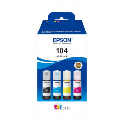 Pack de Cartouche d'encre Epson Ecotank 104 4 couleurs