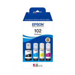 Pack de Cartouche d'encre Epson Ecotank 102 4 couleurs