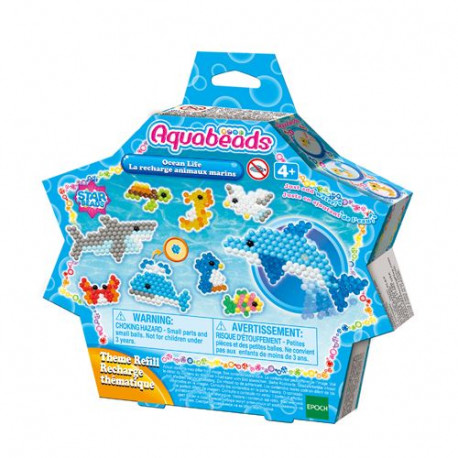 Perles Aquabeads La recharge animaux marins