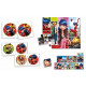 CLEMENTONI Edukit 4 en 1 - Miraculous - Mémo, Domino, Puzzle et Cubes