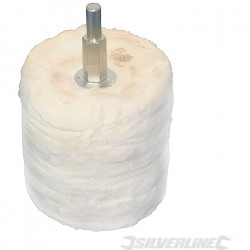 SILVERLINE Tampon de polissage cylindrique - Coton doux