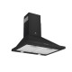 Hotte décorative murale CONTINENTAL EDISON CEHP60B 60 cm - Noir