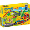 PLAYMOBIL 70179 - PLAYMOBIL 1.2.3 - Train avec passagers et circuit