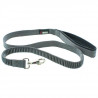 I DOG Laisse Confort - L 120 cm - Noir et gris - Pour chien