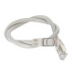 Câble RJ45 CONTINENTAL EDISON cat.6 blindé FTP 0m50