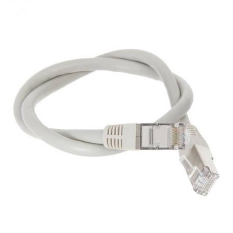 Câble RJ45 CONTINENTAL EDISON cat.6 blindé FTP 0m50