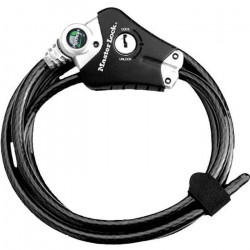 MASTER LOCK Câble antivol breveté ajustable de 30 cm a 1,8 m