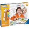 tiptoi - Coffret complet lecteur interactif + Livre Atlas -  Ravensburger - Jeu électronique éducatif - Des 5 ans