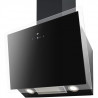 Hotte décorative murale CONTINENTAL EDISON CEH6052FULLB1 60 cm - Verre noir