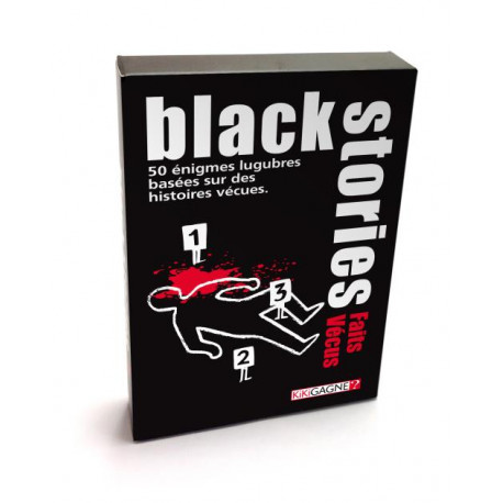 Jeu d'ambiance Iello Black Stories Faits Vécus