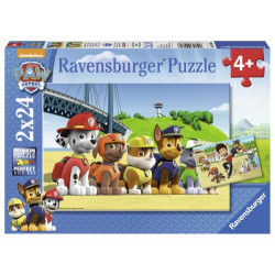 Puzzles 2 x 24 pièces Ravensburger Chiens héroïques Pat Patrouille