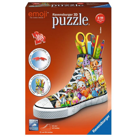 Puzzle 3D Ravensburger Sneaker emoji