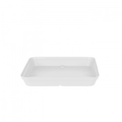ARTEVASI Soucoupe Capri Carrée - 34 x 34 x 4,5 cm - Blanc
