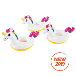 Set de 3 porte-verres Intex Licorne