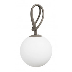 Lampe nomade à suspendre Fatboy Bolleke Taupe