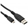 Adaptateur USB-A vers Micro USB-B 20 cm On Earz Mobile Gear Noir
