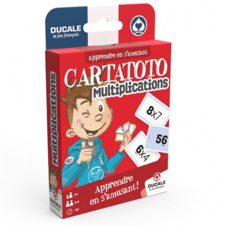 Jeu de cartes Cartatoto Multiplications