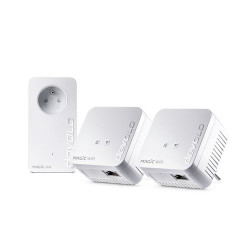 Kit Multiroom 3 adaptateurs CPL Devolo Magic 1 Wifi mini Blanc