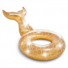 Bouée gonflable sirène à paillettes Intex Or
