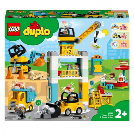 LEGO® DUPLO® 10933 La grue et les engins de construction