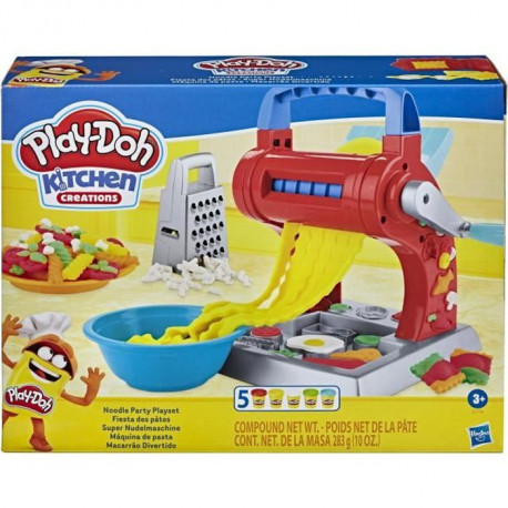 PLAY-DOH - Kitchen Creations - Fiesta des pâtes avec 5 couleurs de pâte PLAY-DOH - atoxique