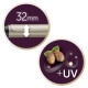 Remington CI8605 Fer a Boucler, Boucleur 32mm Advanced Ceramic Colour Protect, Soin Huile Karité et Filtres UV