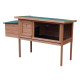 Clapier en bois pour lapin Jules 120x45x70 cm - Pour lapin