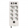 Multiprise/Parafoudre - Eaton Protection Box 8 Tel@ USB DIN - PB8TUD - 8 prises DIN + 1 prise tel/RJ + 2 ports USB - Blanc & …