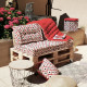COTTON WOOD Cale-rein en Coton - 60 x H45 x 22 / 11 cm - Imprimé Boho