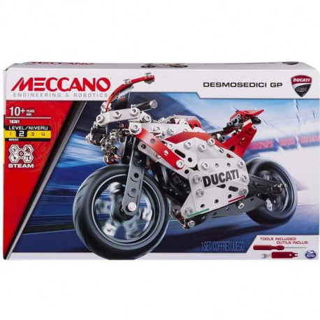 Meccano Ensemble de modele Ducati Moto GP Rouge 6044539