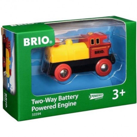 Brio World Locomotive a pile Bi-directionnelle Jaune Accessoire lumineux Circuit de train en bois - Ravensburger - Des 3 ans …