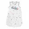 LULU CASTAGNETTE - Gigoteuse 0-6 mois JOLIE MOME - 70 cm - 100% Coton - Fermeture éclair et pression - Gris