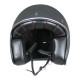 AMX Casque jet Vintage 2 noir mat