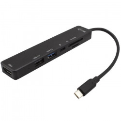 Station d'accueil de voyage USB-C - I-TEC - HDMI 4K, 2x ports USB, 1x port SD/microSD, 1x usb-c Power Delivery 60W