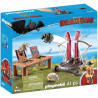 PLAYMOBIL 9461 - Dragons - Gueulfor avec Baliste Lance-Mouton