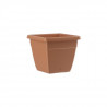 PoeTIC - Bac My City Garden carré 35 terre cuite - 34 x 34 x 30 cm - 20L