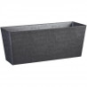 PoeTIC - Jardiniere Elément 60 ardoise - L 59,5 x l 21,4 x h 24 cm - 23,7L