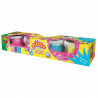 SES CREATIVE Lot de 4 pâtes a modeler pailletée- 90g